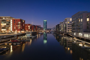 Foto Posterdruck - Frankfurt Westhafen Iii oder mit Eigenem Foto