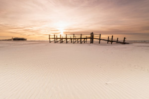 Bilder Posterdruck - Sonnenuntergang Am Strand Von Spo oder mit Eig...