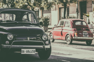 Wunschbild als Posterdruck - Fiat 500 oder mit Eigenem Foto