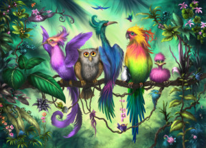 Wunschbild als Poster - Vogelversammlung oder mit Eigenem Foto