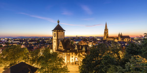 Foto Posterdruck - Schwabentor Und Das Münster In Freiburg oder mit...