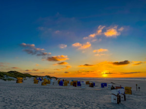 Wunschmotiv als Poster - Sonnenuntergang Auf Juist oder mit Eigenem...