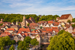 Foto auf Posterdruck - Altstadt Von Schwäbisch Hall In Baden-Württe...