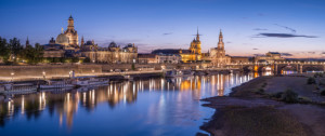 Bild Poster - Dresden Skyline Panorama oder mit Eigenem Foto