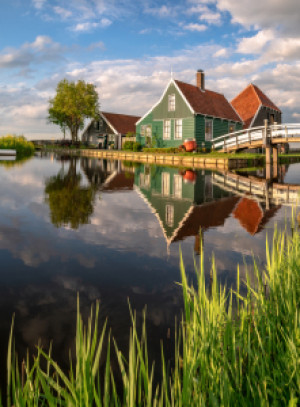 Motiv auf Posterdruck - Zaanse Schans Holland oder mit Eigenem Foto