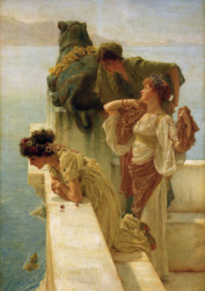 Bild auf Posterdruck - L Alma-Tadema Coigne Of Vantage 1895 oder mi...