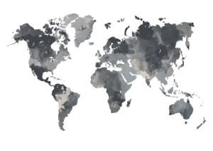 Motiv als Poster - World Map oder mit Eigenem Foto
