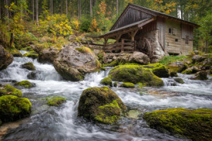 Bild Poster - Gollinger Wasserfall oder mit Eigenem Foto