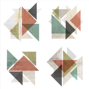 Wunschmotiv Schieferplatte - Boho Geometrics oder mit Eigenem Foto