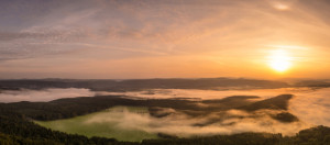 Motiv auf Schieferplatte - Lilienstein Panorama oder mit Eigenem Foto