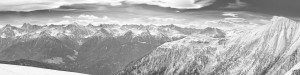 Motiv Schieferplatte - Tiroler Alpen oder mit Eigenem Foto