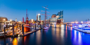Fotos Schieferplatte - Hamburger Hafen Mit Der Elbphilharmonie oder...