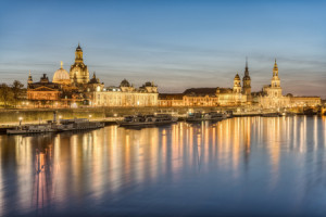 Motiv als Schieferplatte - Dresden Skyline oder mit Eigenem Foto