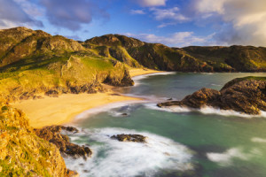 Bilder Schieferplatte - Traumstrand In Irland oder mit Eigenem Foto