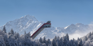 Wunschbild Schieferplatte - Heini-Klopfer-Skiflugschanze oder mit E...