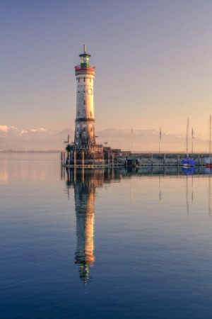 Wunschbild als Schieferplatte - Lindau Am Bodensee oder mit Eigenem...