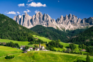 Wunschmotiv auf Schieferplatte - Villnößtal Südtirol oder mit Eigen...