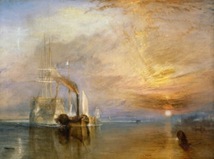 Motiv Schieferplatte - The Fighting Temeraire 1839 oder mit Eigenem...