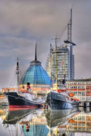 Tapete - Bremerhaven oder mit Eigenem Foto