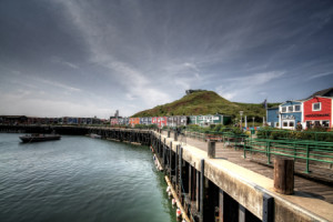 Vliestapete - Helgoland Hafen oder mit Eigenem Foto