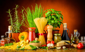 Wunschbild als Tapete - Pasta Und Zutaten oder mit Eigenem Foto