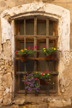 Wunschbild auf Tapete - Fenster In Saint Guilhem Le D Sert oder mit...
