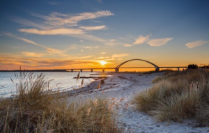 Foto Tapete - Am Fehmarnsund oder mit Eigenem Foto