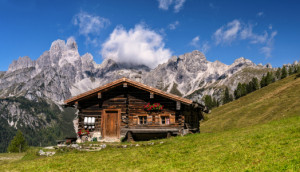 Wunschmotiv auf Tapete - Almidylle oder mit Eigenem Foto