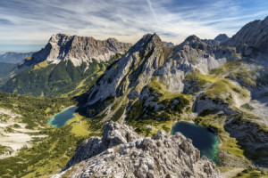 Motiv als Tapete - Drachensee Seebensee Zugspitze Von Drachenkopf o...