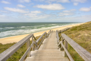 Motiv auf Tapete - Sylt Weg Zum Strand oder mit Eigenem Foto