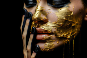 Wunschbild als Tapete - Golden Portraits Ki oder mit Eigenem Foto