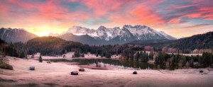 Wunschbild auf Tapete - Atemberaubender Sonnenaufgang Über Den Alpe...