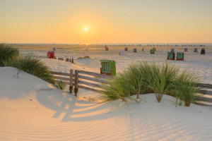 Wunschbild Tapete - Abends Am Strand In Norddorf Auf Amrum oder mit...