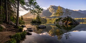 Wunschmotiv Tapete - Sommer Im Berchtesgadener Land oder mit Eigene...