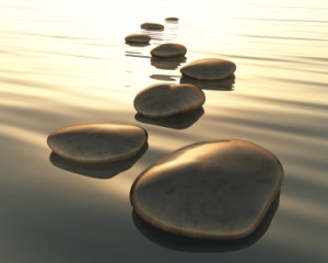 Wunschmotiv auf Tasse - Step Stones oder mit Eigenem Foto