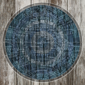 Bild Tasse - World In Blue Warm Background oder mit Eigenem Foto