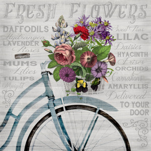 Motiv auf Tasse - Fresh Flowers Bicycle oder mit Eigenem Foto