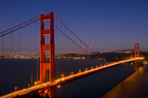 Tasse - Golden Gate Bridge By Night oder mit Eigenem Foto
