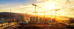 Foto auf Tasse - Große Baustelle In Der Morgensonne oder mit Eigene...