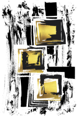 Wunschbild als Tasse - Abstrakte Malerei Nr 36 Gold oder mit Eigene...