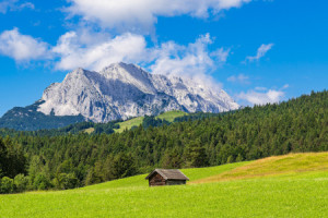 Wunschbild Tasse - Heuhütte In Den Buckelwiesen Bei Mittenwald oder...