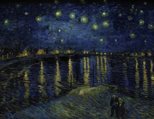 Motiv als Tasse - Van Gogh Starry Night Over The Rh Ne oder mit Eig...