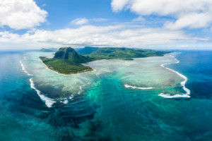 Wunschmotiv Tasse - Unterwasser Wasserfall Illusion Auf Mauritius o...