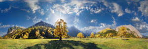 Motiv Tasse - Großer Ahornboden Panorama oder mit Eigenem Foto