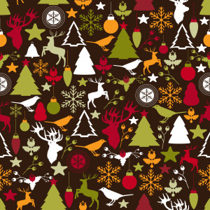 Wunschbild auf Teppich - Weihnachten Im Wald oder mit Eigenem Foto