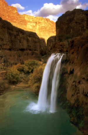 Bild auf Teppich - Havasu Falls oder mit Eigenem Foto