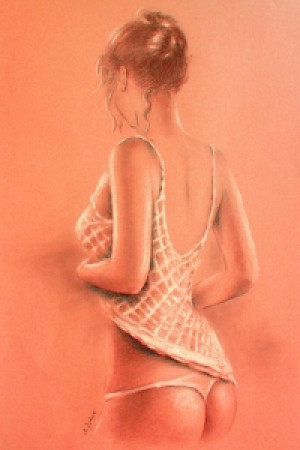 Wunschmotiv Teppich - Sexy Girl In Dessous - Erotische Zeichnungen ...