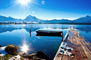 Wunschmotiv Teppich - Traum Am See oder mit Eigenem Foto