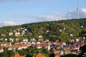 Wunschbild auf Teppich - Stuttgarter Fernsehturm - Heslach oder mit...