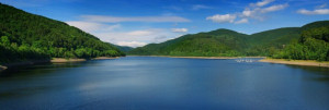 Bild auf Teppich - Okertalsperre Im Harz Panorama oder mit Eigenem ...